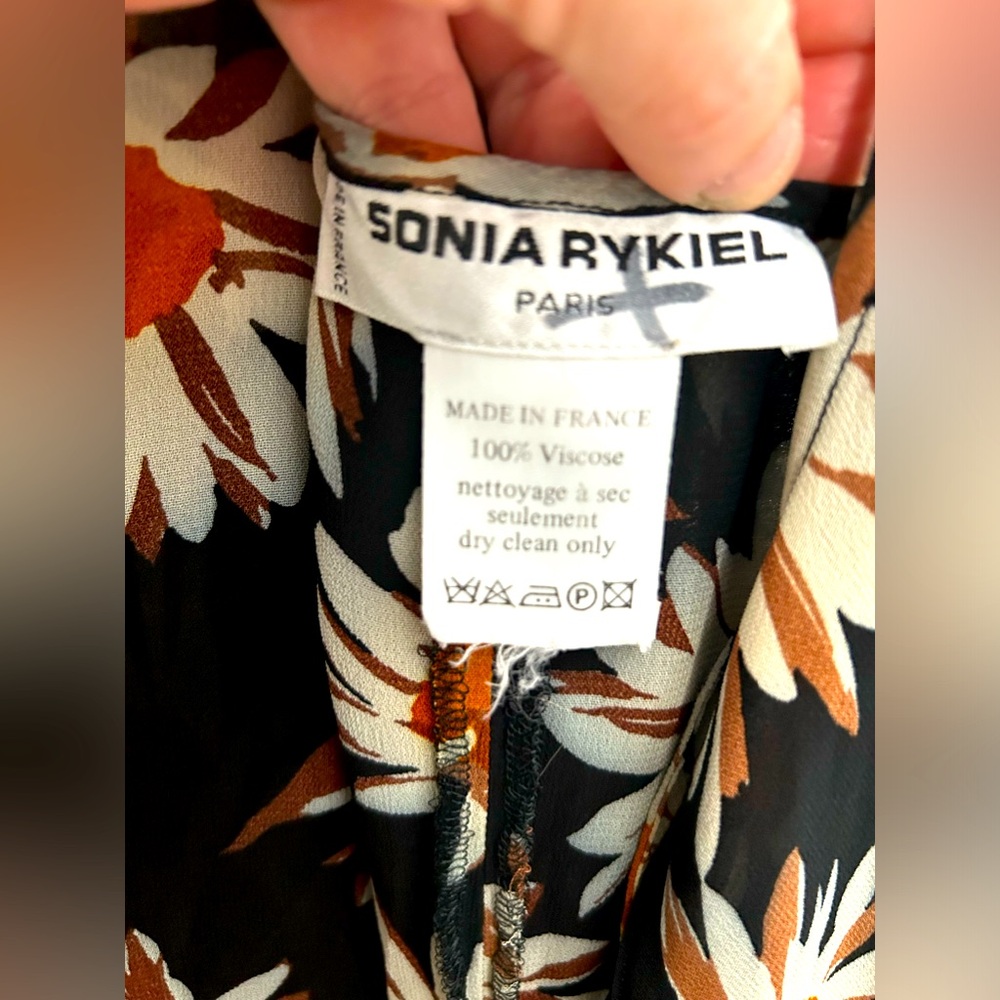 VINTAGE FRENCH DRESS BY SONIA RYKIEL. - Picture 6 of 8